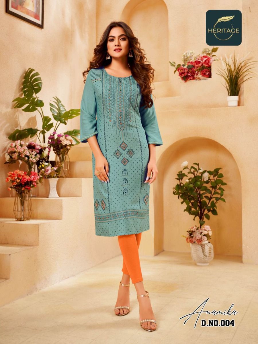 HERITAGE-ANAMIKA-DESIGNER-PRINTED-RAYON-KURTIS-CATALOGUE-3